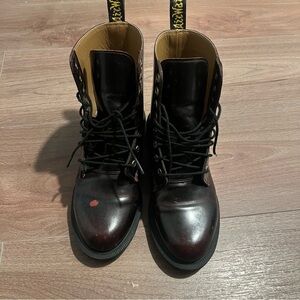 Dr. Martens Black Leather Boots